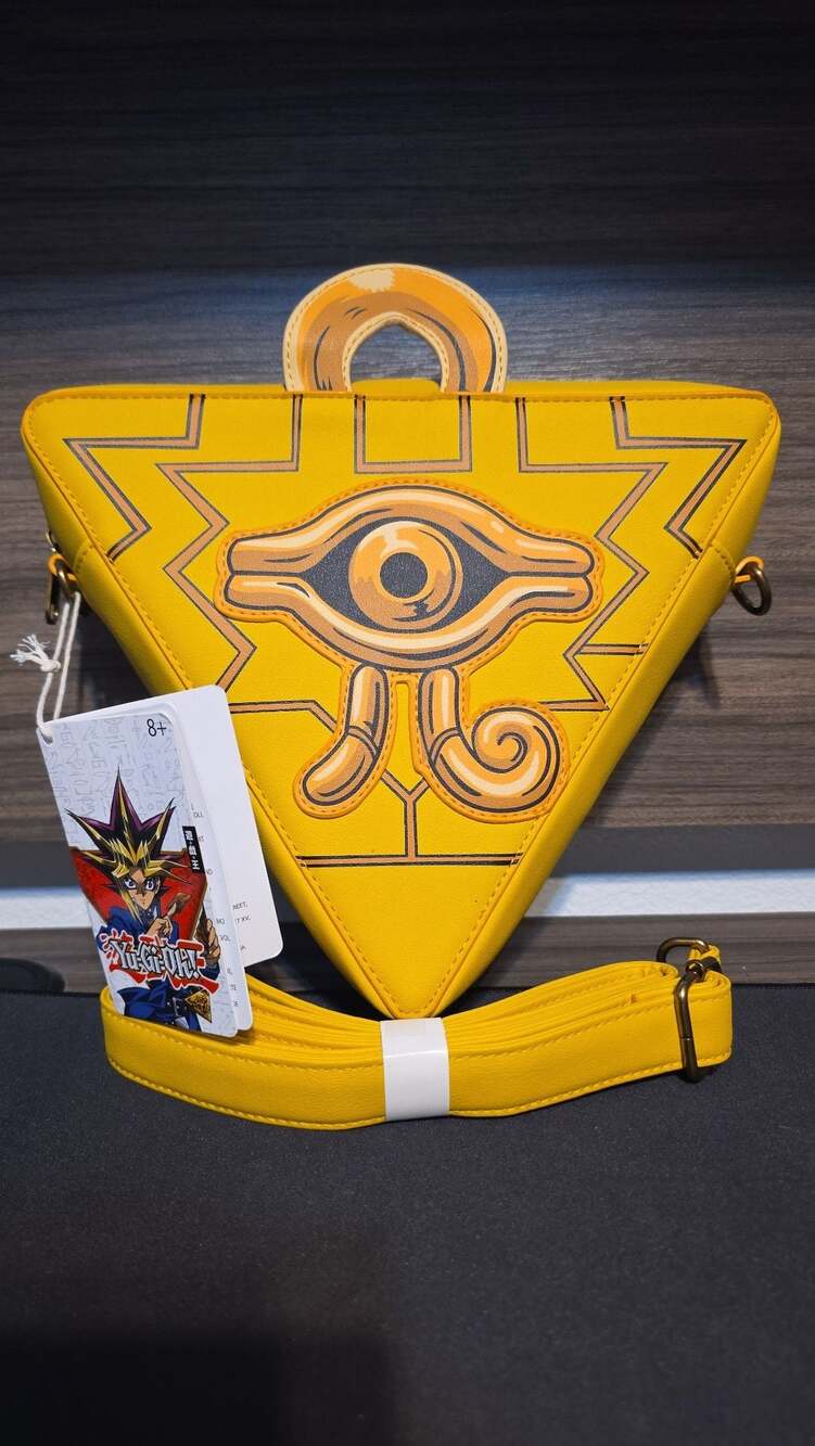 Loungefly Yu-Gi-Oh! Millennium Puzzle Figural Crossbody Bag